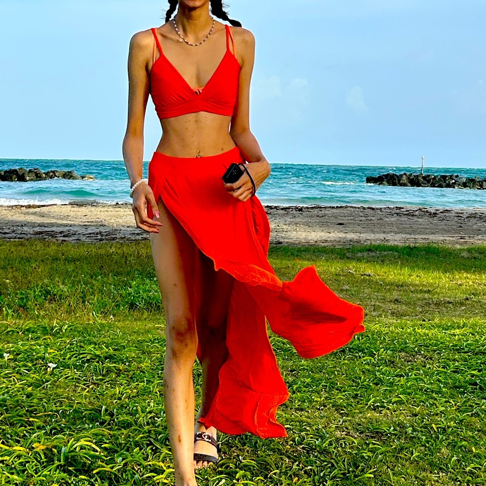 Princess Polly Red Skirt Set